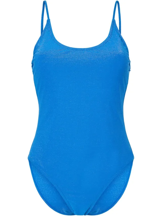 Pieces PCLAOMI LUREX SWIMSUIT - Dames - Badpakken Victoria Blue