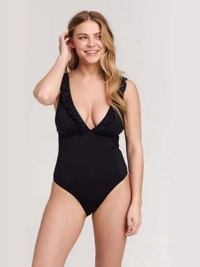 Shiwi BOBBY swimsuit BOBBY swimsuit - black Zwart