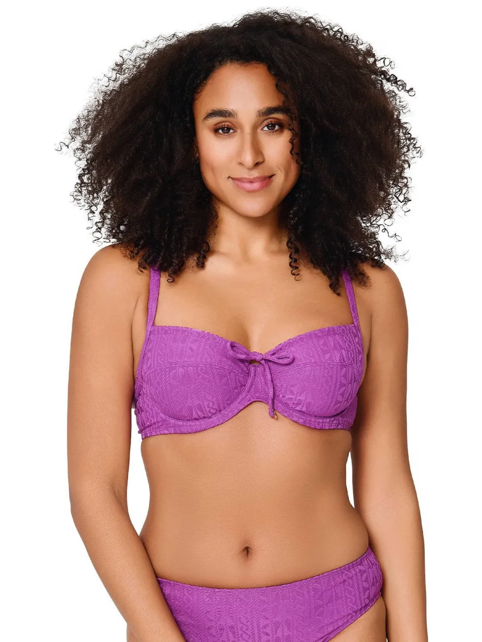 Lingadore voorgevormde beugel bikinitop paars Fuchsia