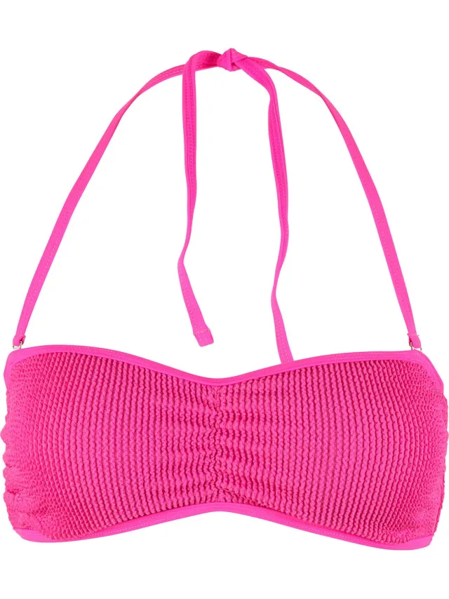 Beco crinkle bikini topje - B-cup - roze