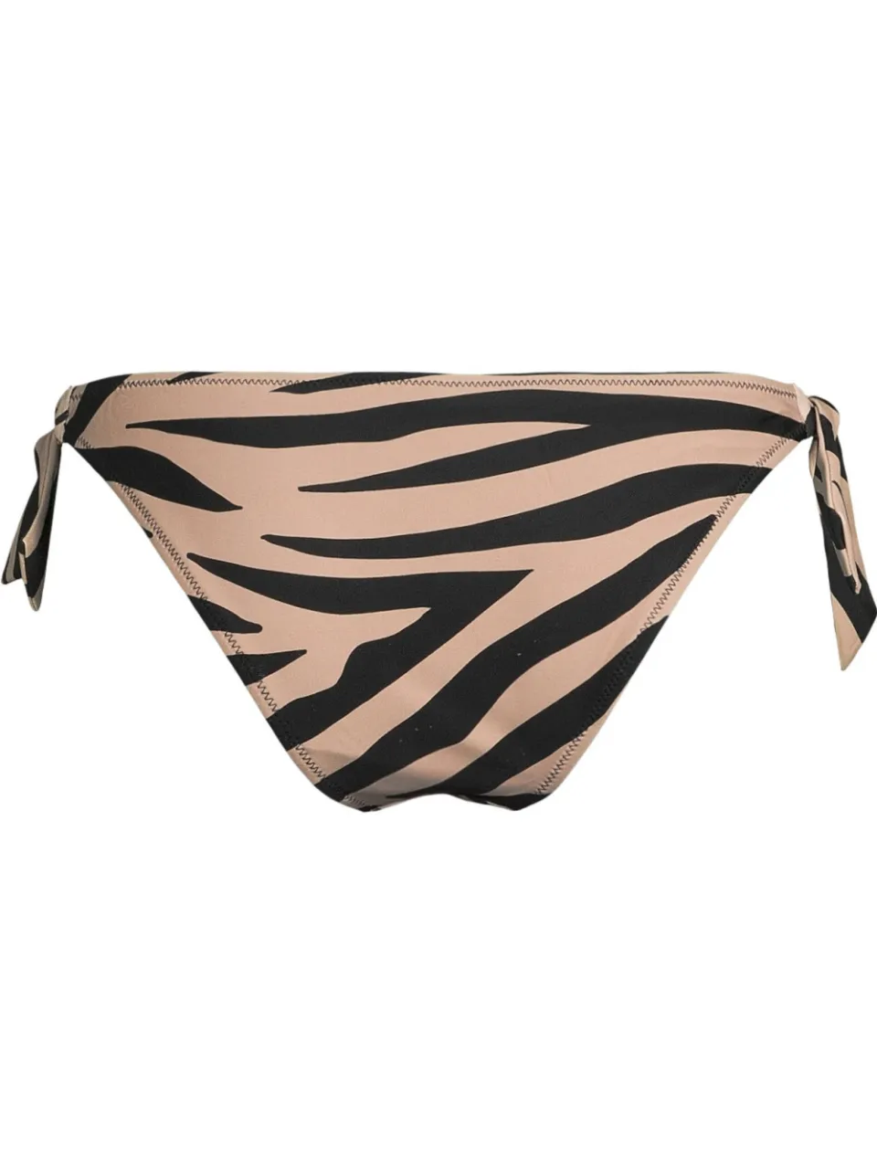 BEACHWAVE strik bikinibroekje zwart/taupe, foto 3