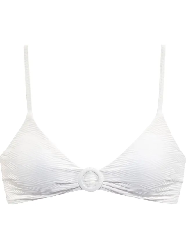 triangelbikinitop wit