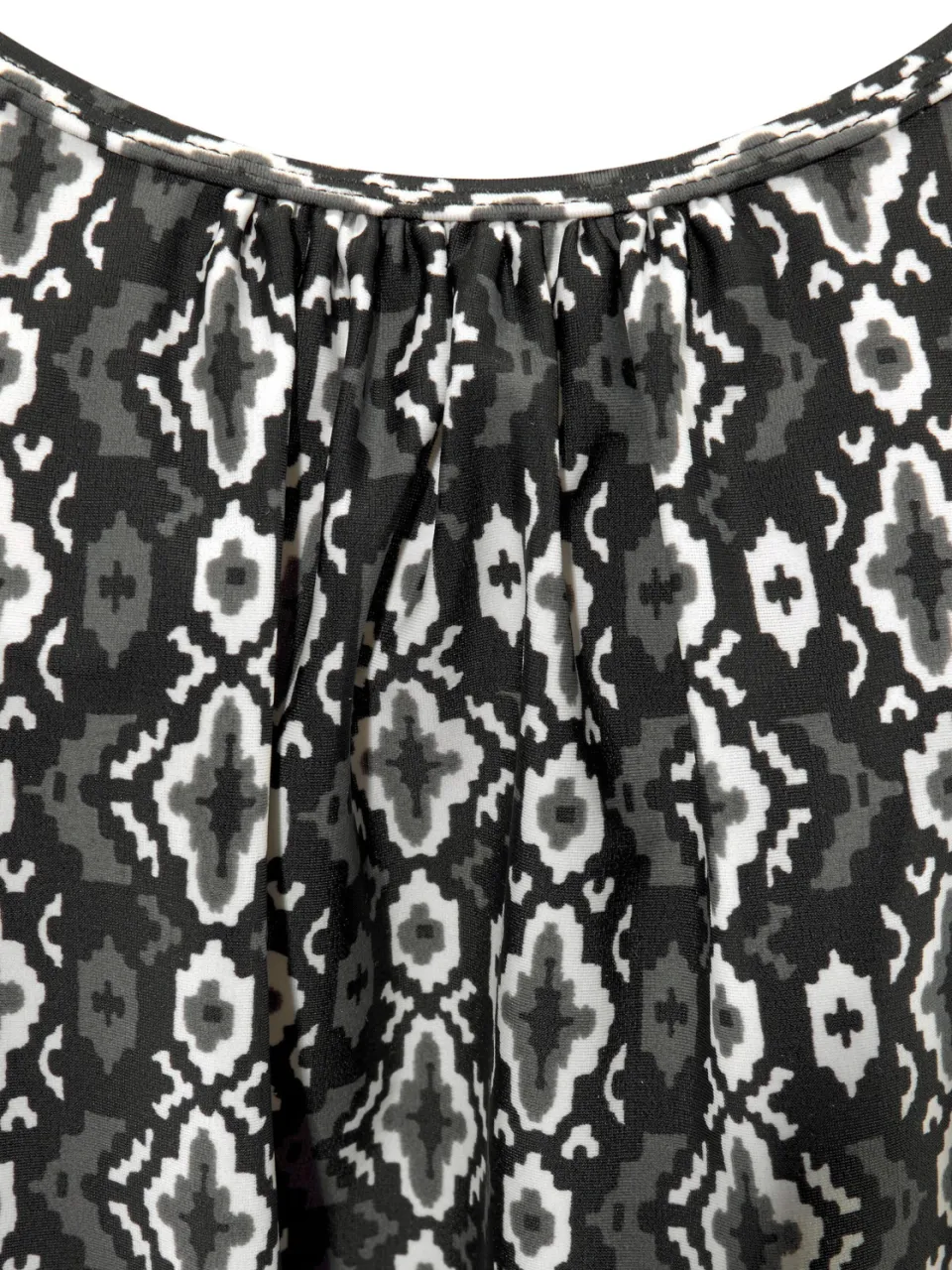oversized tankini zwart geprint, foto 3
