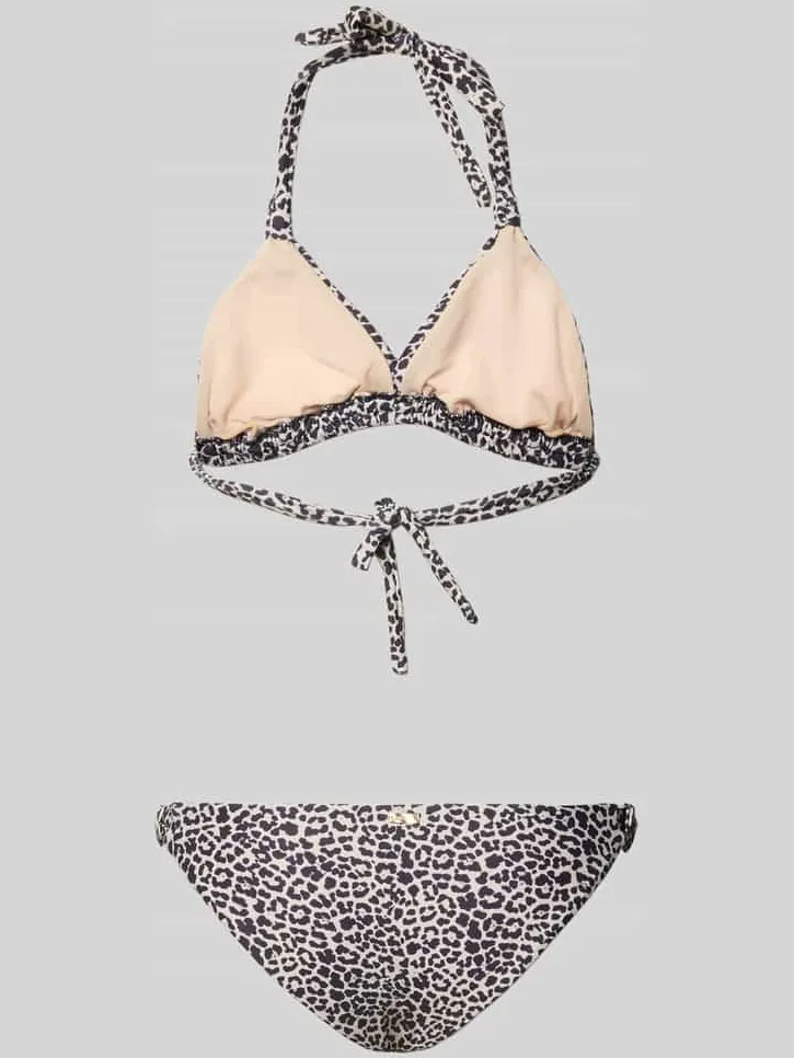 Shiwi Bikini-set in all-over look model 'BIBI' beige, foto 2
