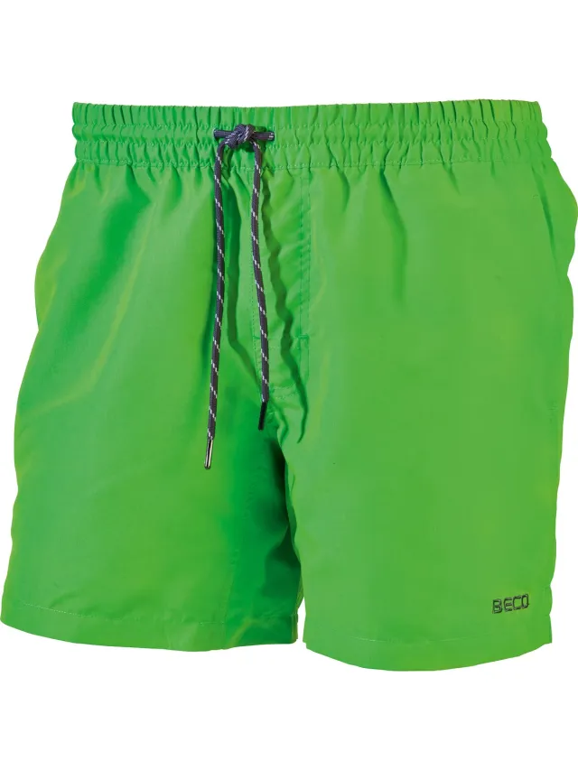 Beco zwemshorts - binnen broekje - elastische band - 3 zakjes - neon groen blauw