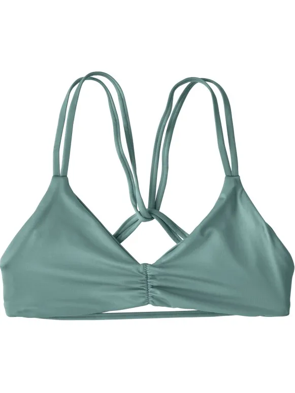 Patagonia Women's Reversible Seaglass Bay Top - Bikinitop, turkoois