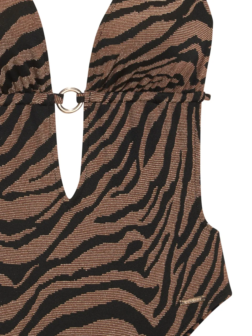 monokini bruin dierenprint, foto 3