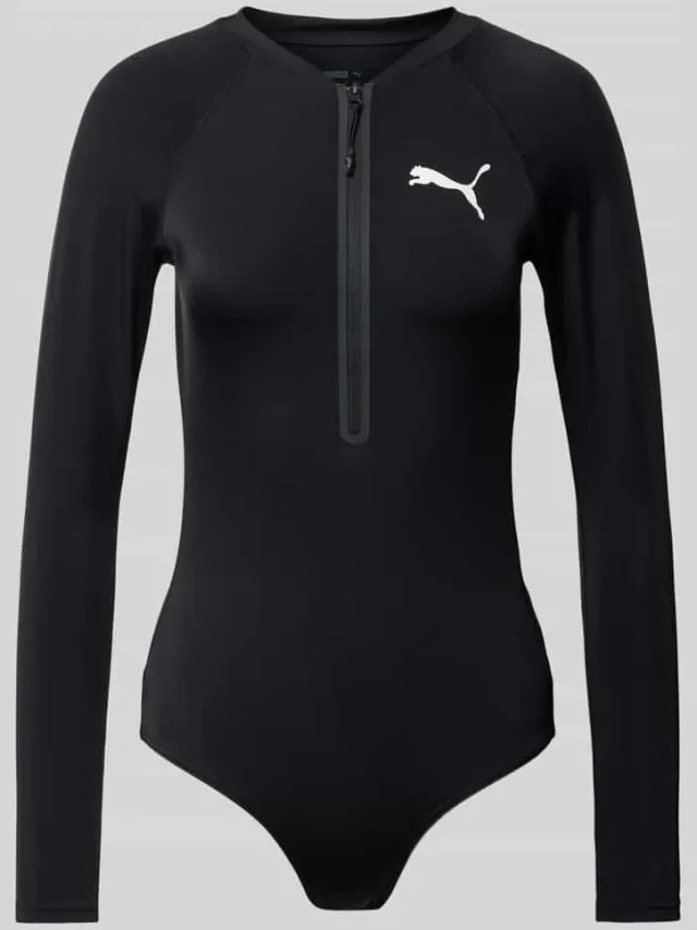 Puma Badpak met ritssluiting zwart, foto 2