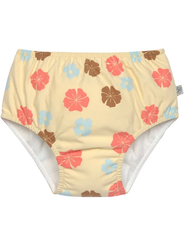 Lässig SPF Zwemluier Flowers vanilla Geel, Oranje