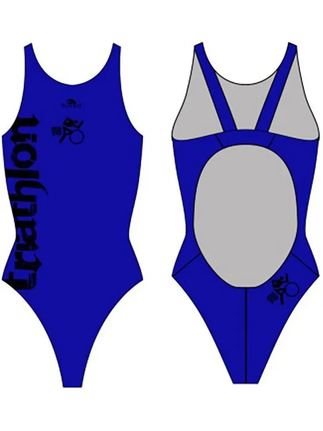 Turbo Triathlon Pro Resist Zwemkleding Rood XL Vrouw Blue / Black