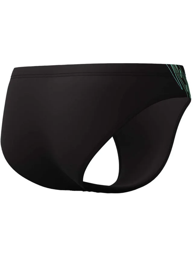 Speedo Zwemslip 7cm Eco Endurance+ Hyperboom Splice Zwart/Groen Zwart / Groen