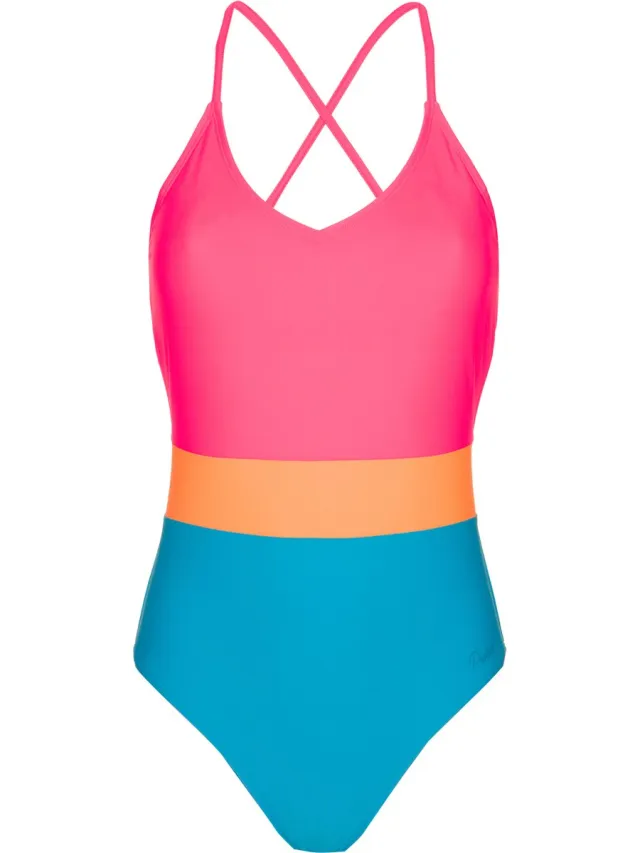 Protest Sundaze – Badpak Dames – Verstelbare bandjes – Colour block So Rosy