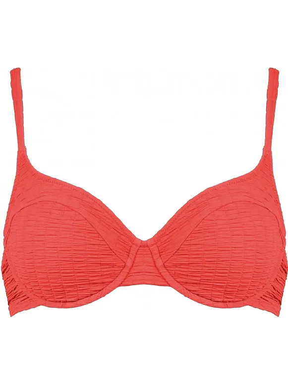 WATERCULT Women's Bikini Top Solid Crush 3 - Bikinitop - Cup C, rood