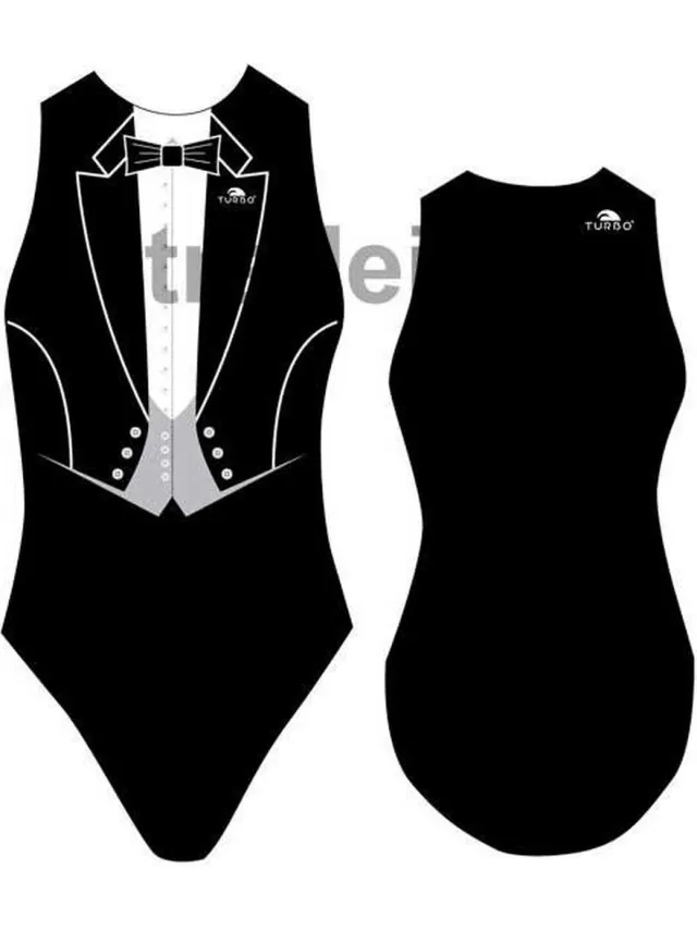 Turbo Smoking Zwemkleding Zwart XL Vrouw Black / White