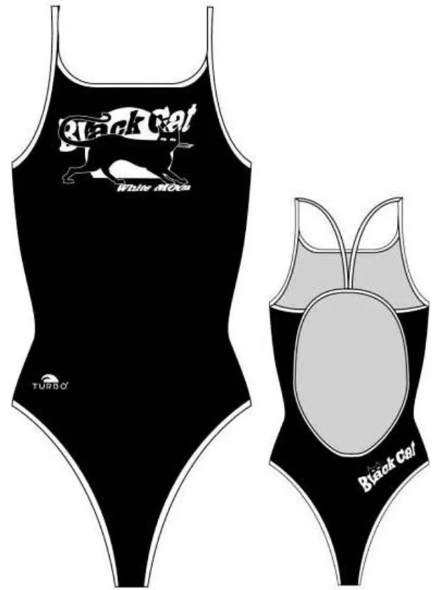 Turbo Cat 2012 Zwemkleding Zwart 3XL Vrouw Black