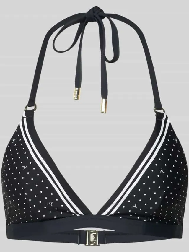 Joop! Bikinitop in triangelvorm model 'Brismar Beach' zwart, foto 2