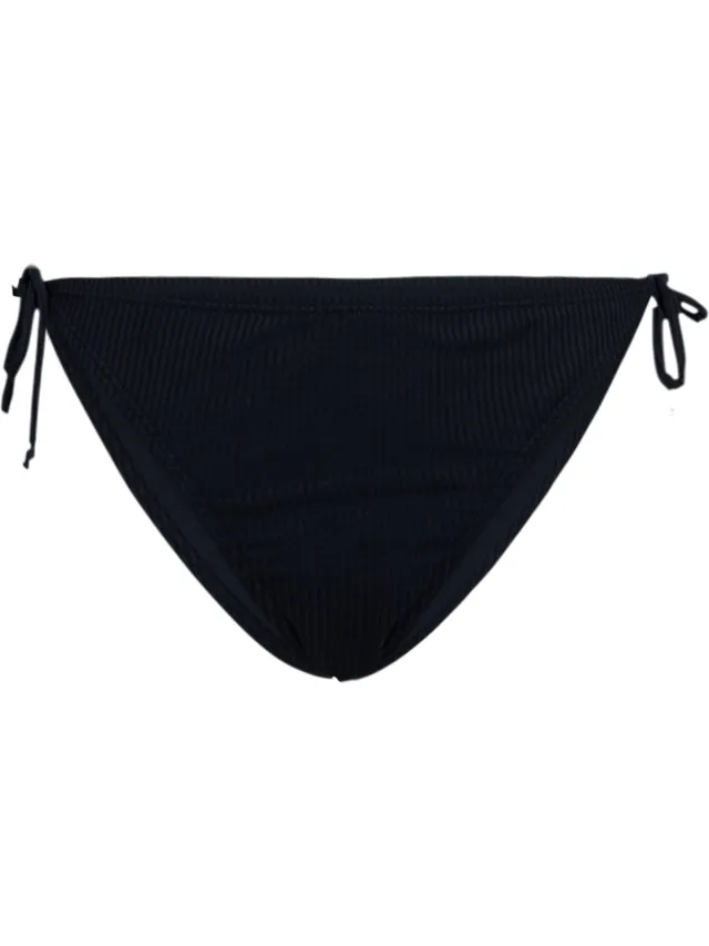 Brunotti Salanina-Rib - Bikini Broekje Zwart - Dames - Medium Bedekking - Mix & Match - 34 Black