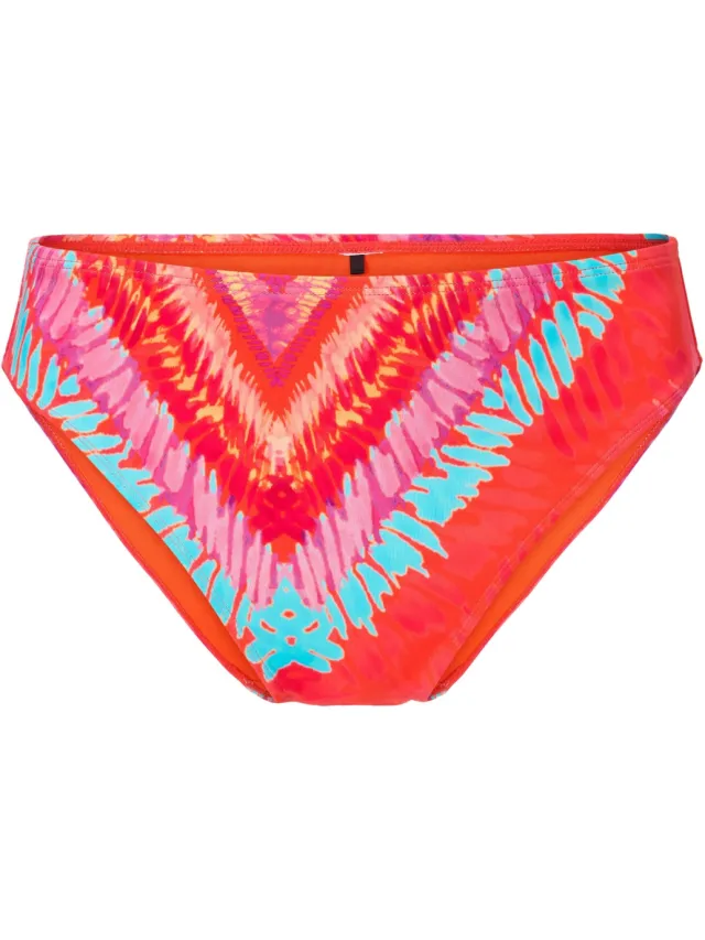 Lingadore bikinibroekje koraalrood/turquoise