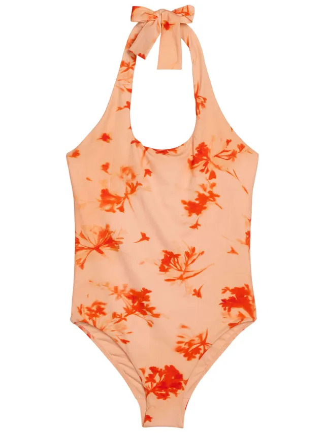 Marc O'Polo Vrouwen Badpak Firecracker Floral oranje, foto 2