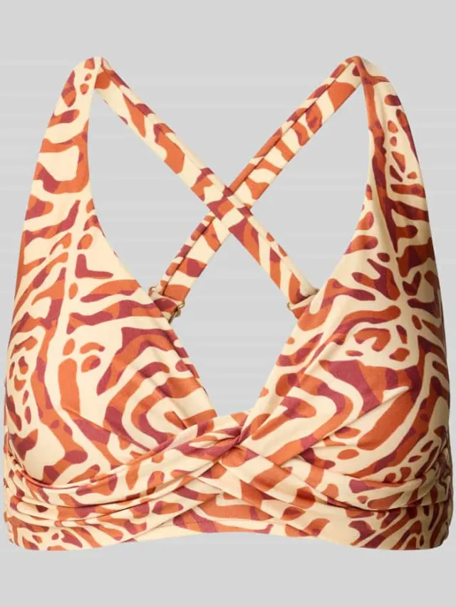Barts Bikinitop met knoopdetail, model 'NUNBA' Zand gemêleerd