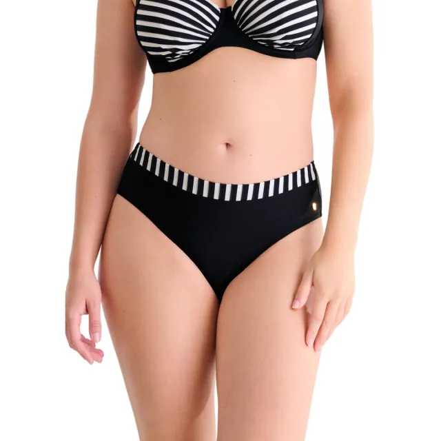 Lisca BONDI hoge taille bikinibroekje zwart