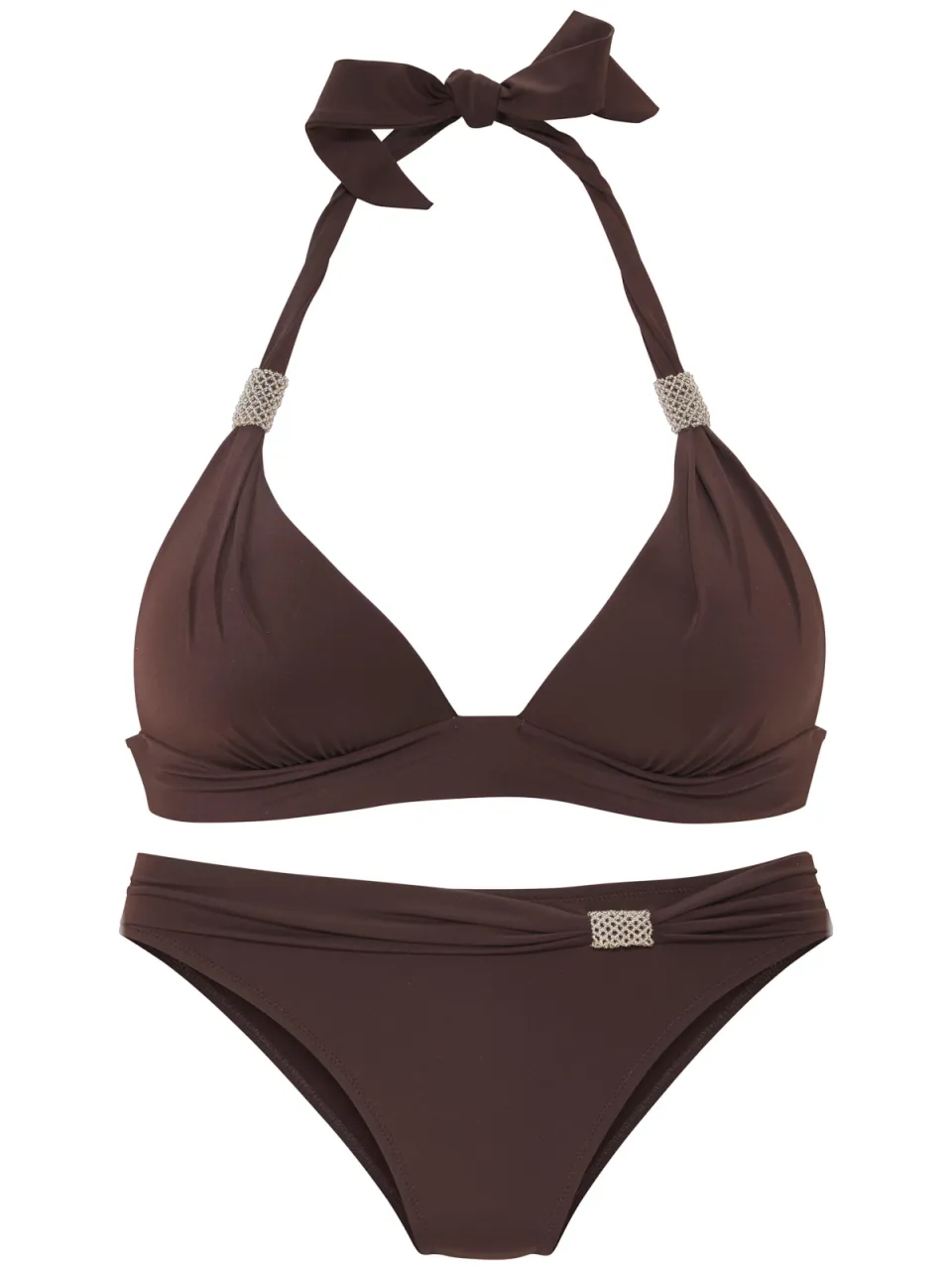 Triangelbikini donkerbruin, foto 2