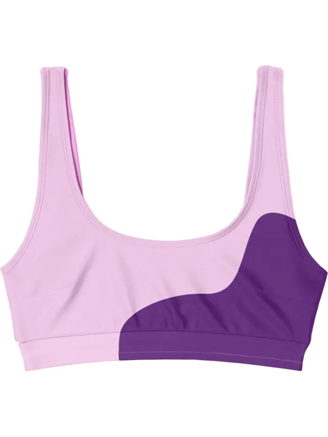 Sea'sons Official - Kleurveranderend - Brassiere Bikini Top - Paars-Roze