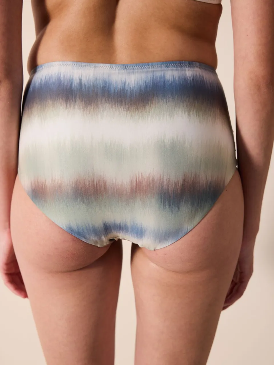 Penti Hoog Taille Tie-Dye Gerimpelde Bikini Onderkant veelkleurig, foto 2