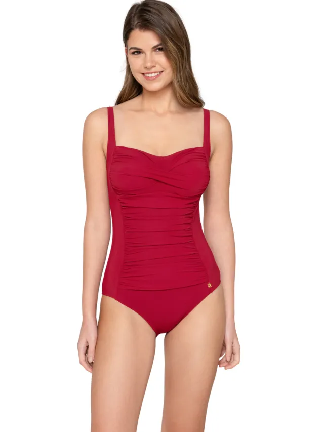 Luna Splendida Blue Sense TK-5 afslankbadpak rood