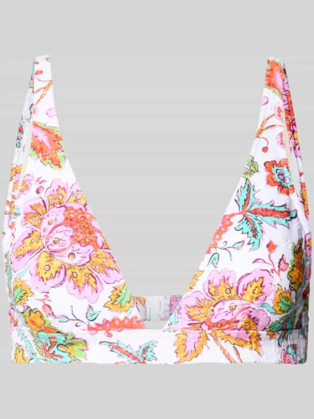 banana moon Bikinitop in all-over look model 'HOUTEBA DINO' Wit
