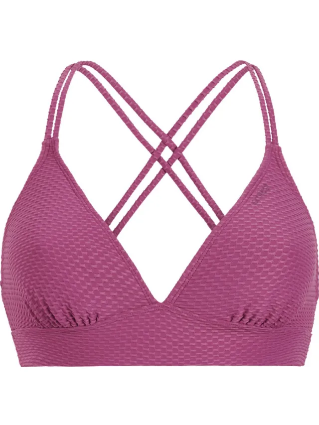 Protest MIXRELAXO triangel bikinitop fuchsia