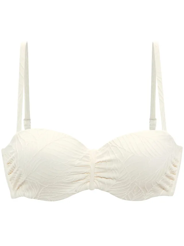 bandeaubikinitop met beugel crème, foto 2