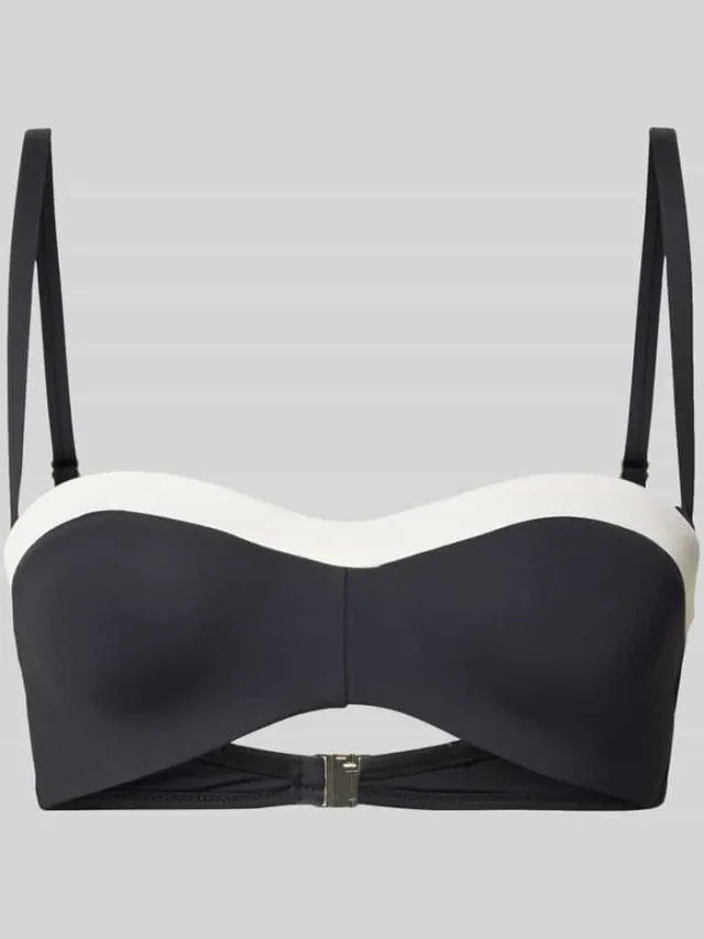 Joop! Bikinitop met afneembare bandjes model 'Blanca Beach' Zwart