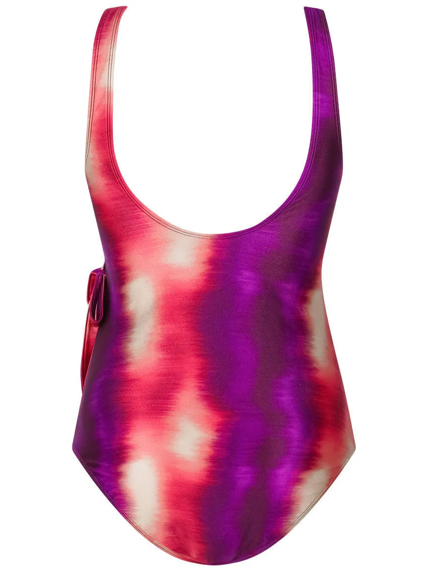 Ten Cate Beach TC WOW badpak paars/rood, foto 3