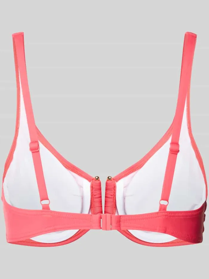 Lascana Bikinitop met verstelbare bandjes model 'Simple' felroze, foto 2
