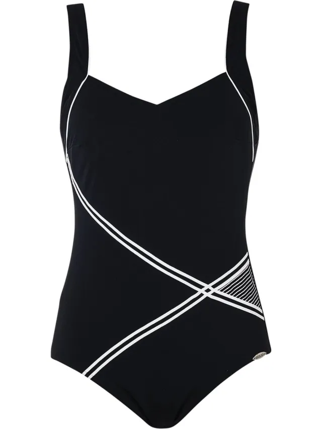 Sunflair badpak Basic zwart