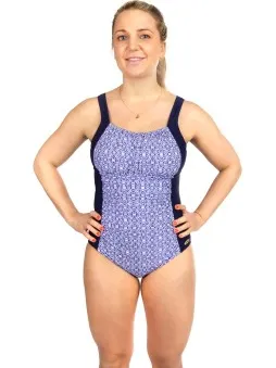 Damella Blue Mosaic badpak blauw