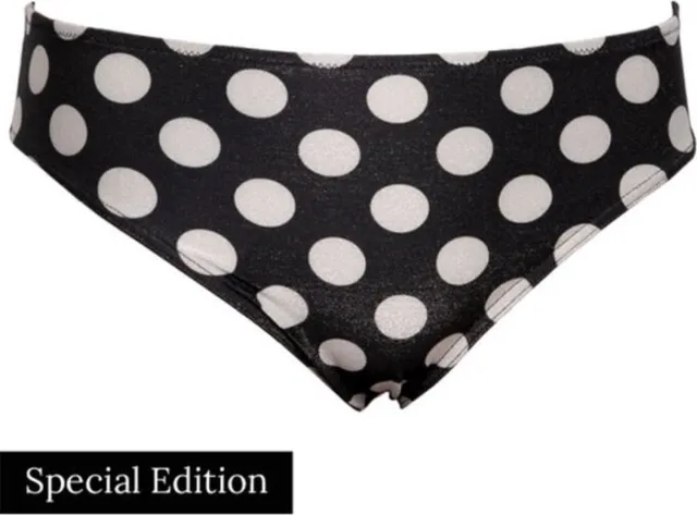 Cyell Bikinibroekje - Diva Dot Zwart, Zilver