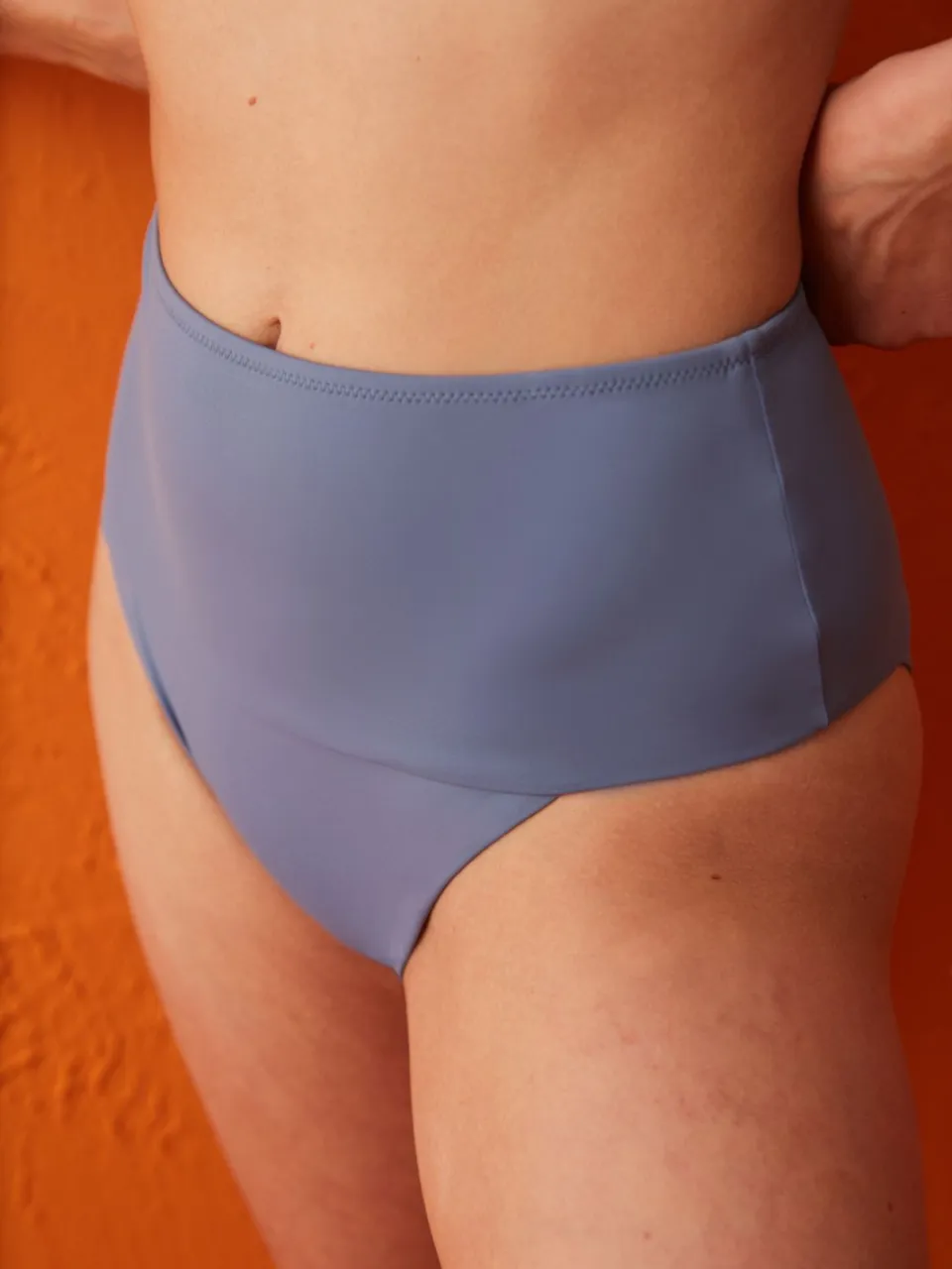 Penti Hoge Taille Hipster Bikini Slip hemelsblauw, foto 2