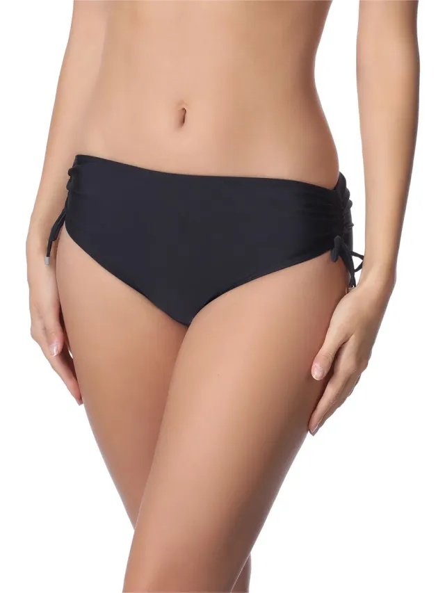 Merry Style Bellivalini MS-VO-M30 Dames Zwembroek - Zwemshorts - Bikinibroekje - Elastische tailleband - Polyamide & Elastaan - Zwart (9240) - 38