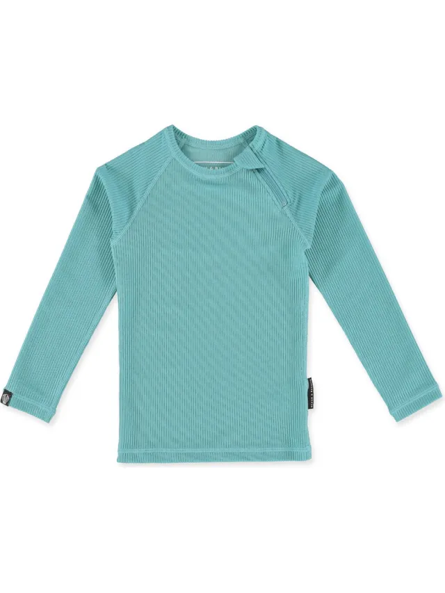 Beach & Bandits COASTAL RIBBED – 92/98 – Zwemshirt lange mouw UV50+ bescherming Coastal Shade