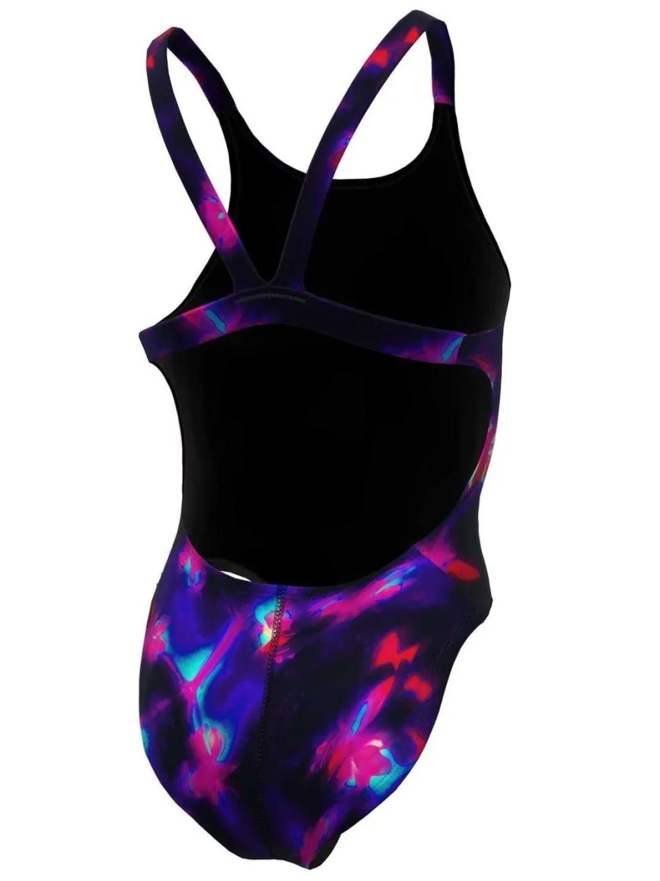 Nike Eendelig badpak met bloemenpatroon voor dames (Zwart), foto 2
