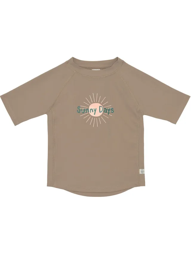 Lässig Splash & Fun Zwemshirt Rashguard Korte Mouw Sun choco, 19-24 maanden