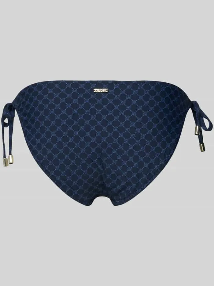Joop! Bikinibroekje met vetersluiting aan de zijkant model 'Cortina Beach' donkerblauw, foto 2