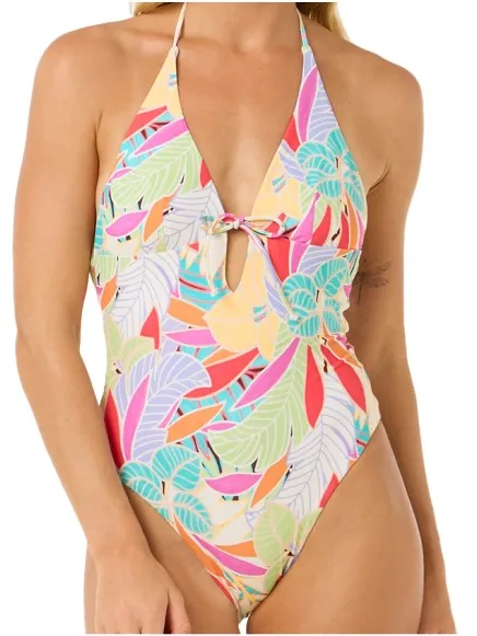 Rip Curl Women's Cala Vadella Cheeky One Piece - Badpak, meerkleurig