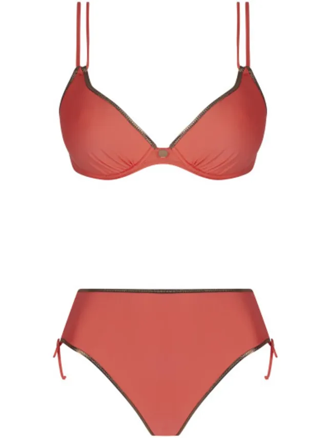 Antigel La Smartissime Voorgevormde Push-up Bikini Corail Bronze Oranje