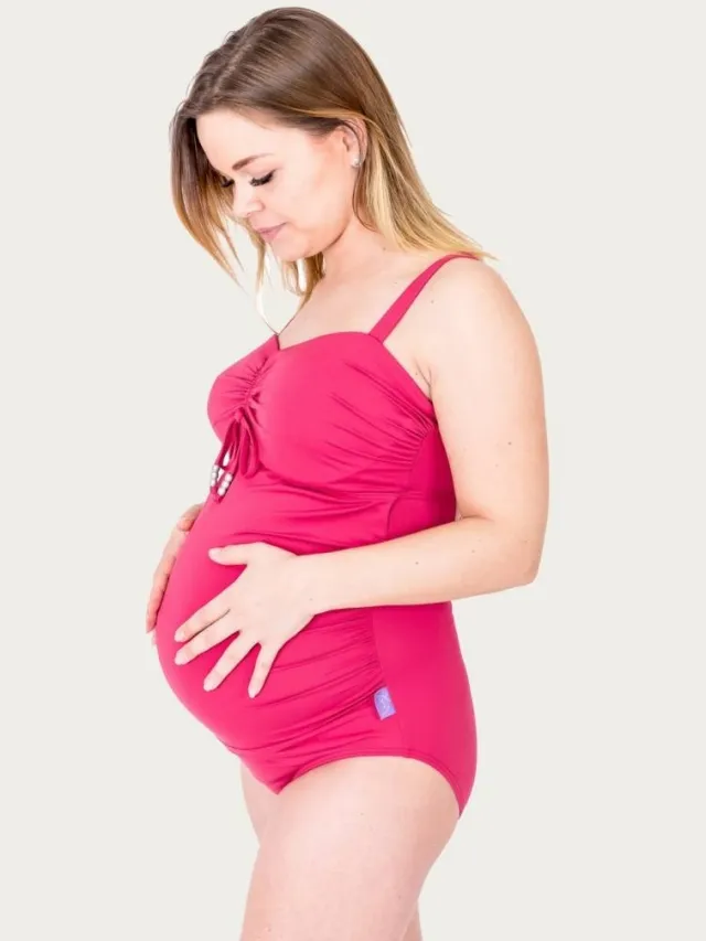 Petit Amour zwangerschapsbadpak Camerona MaxiCup fuchsia