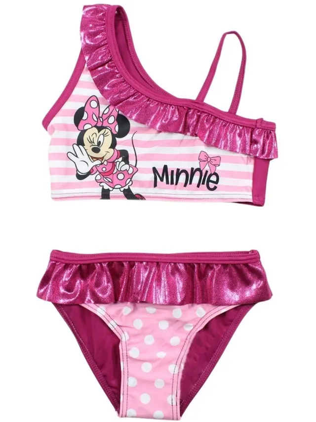 Disney Bikini - Minnie Mouse - Streep Roze