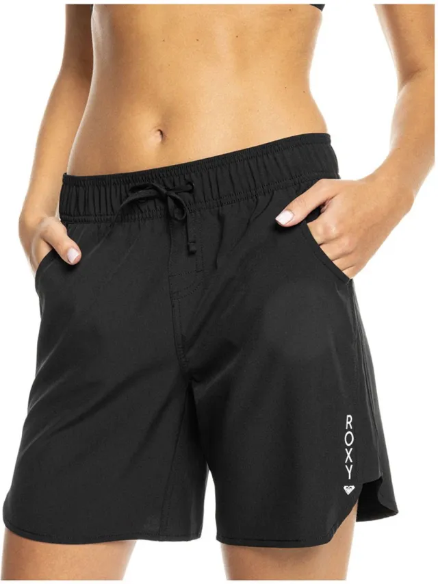 Roxy Wave 7 Inch Bs Zwembroek Zwart S Vrouw Anthracite