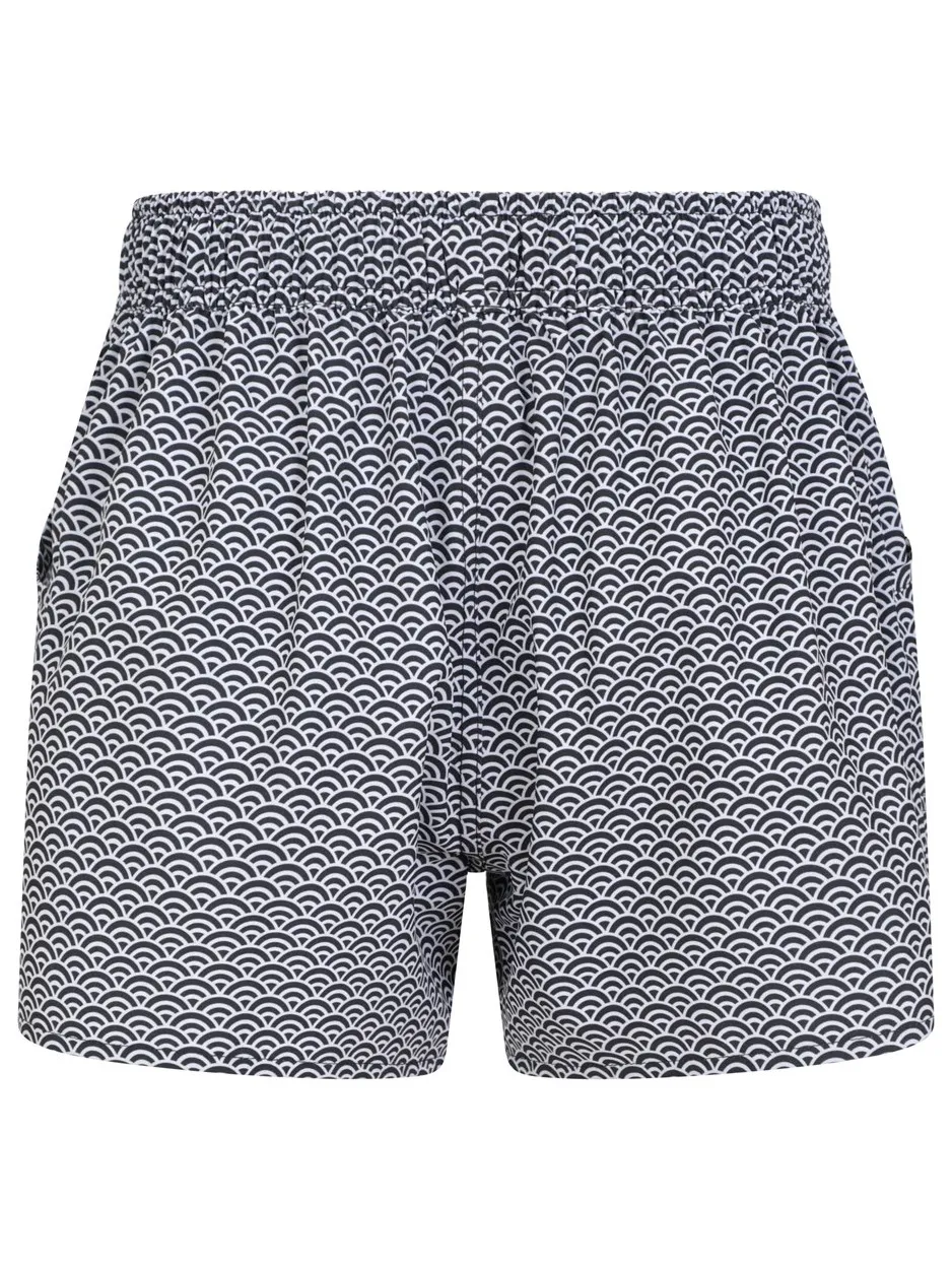 Mountain Warehouse Dames/Dames Gedessineerde Stretch Boardshorts (Monochroom) Zwart/Wit